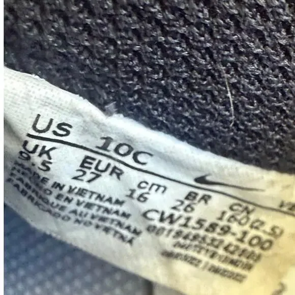 Nike Dunk Low Panda Black/White Toddler Sneakers- SZ 10 C - Picture 12 of 12